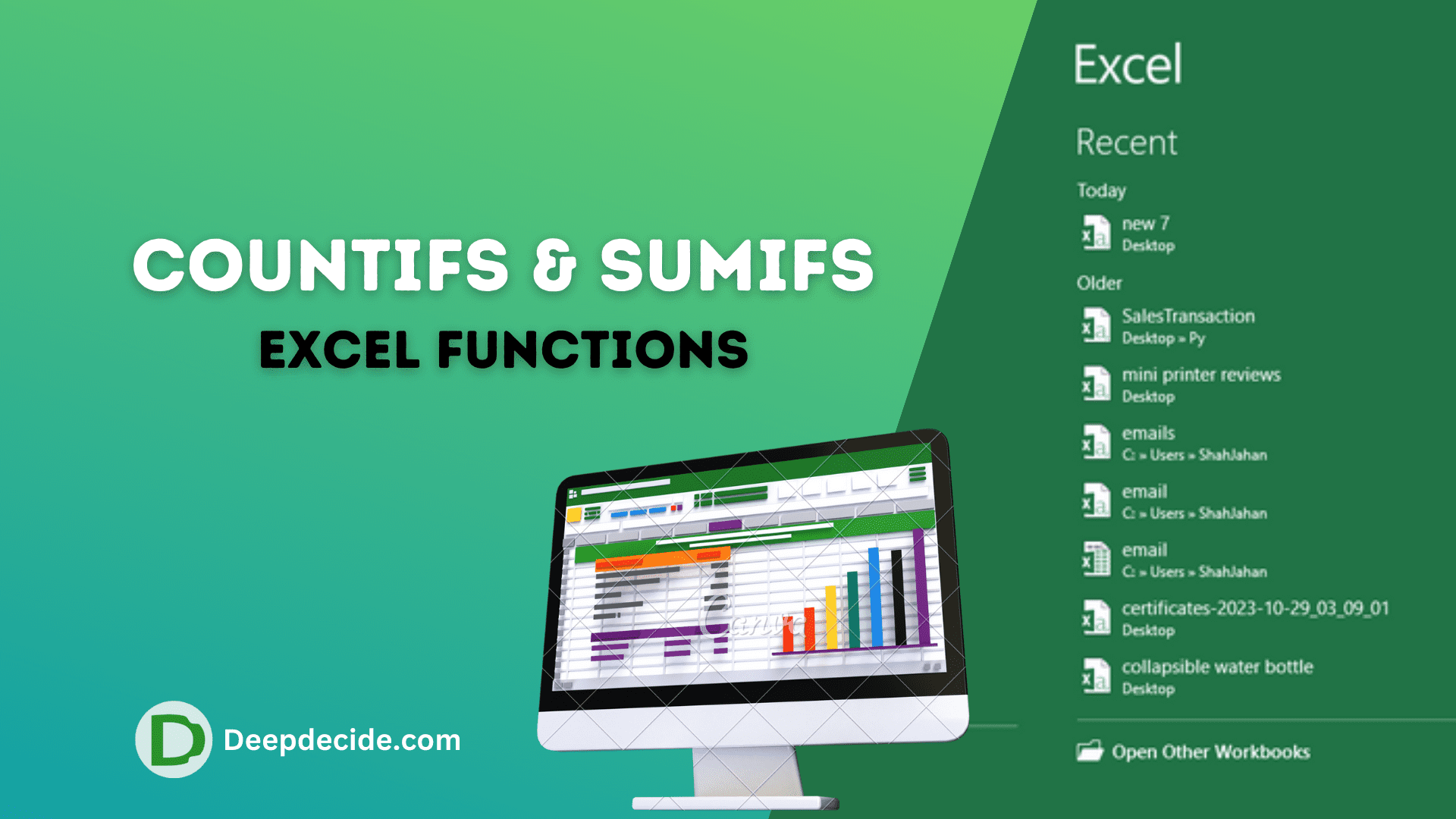 COUNTIFS and SUMIFS Excel Functions Explained