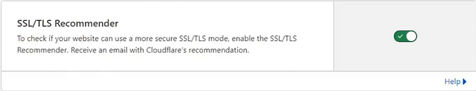 select SSL TLS Recommender