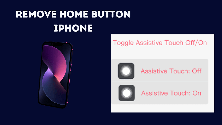 remove home button on iphone