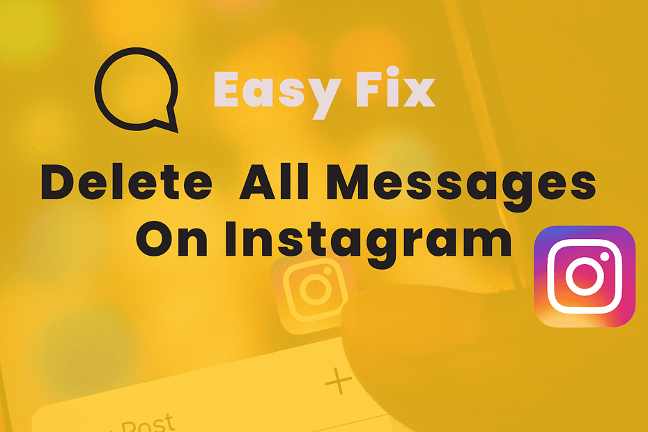 delete all instagram messages at once