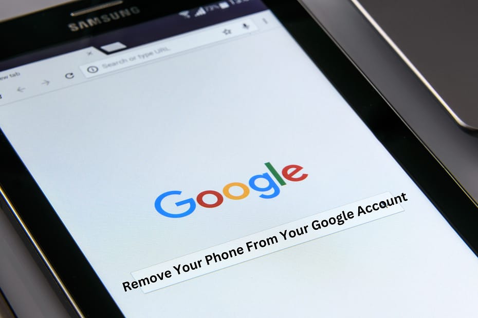 remove phone from google account