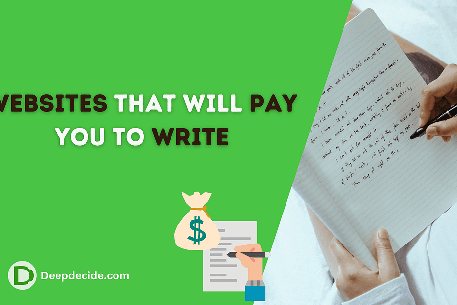 10 Websites that Will Pay You to Write, Instantly